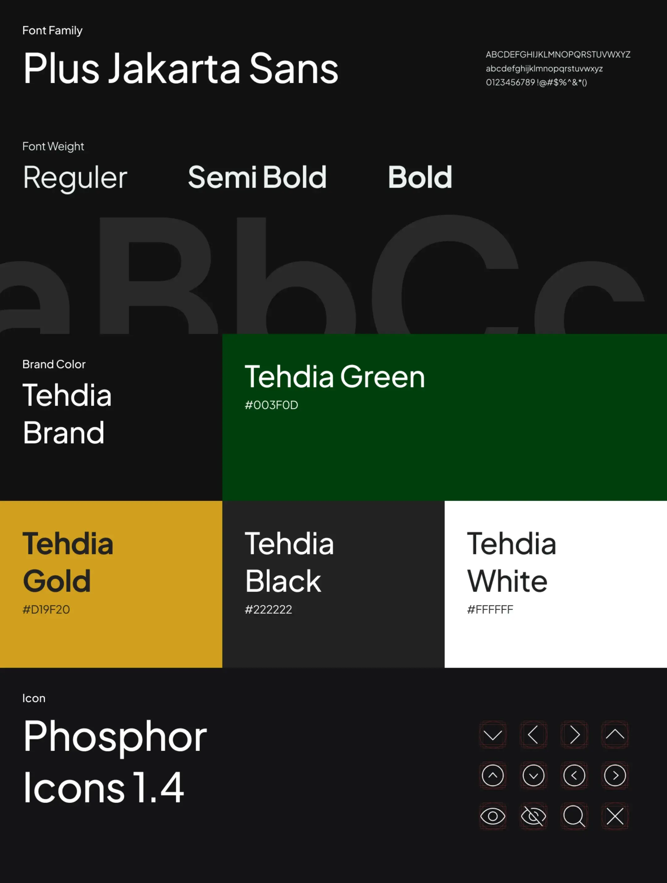 Tehdia brand and UI exploration