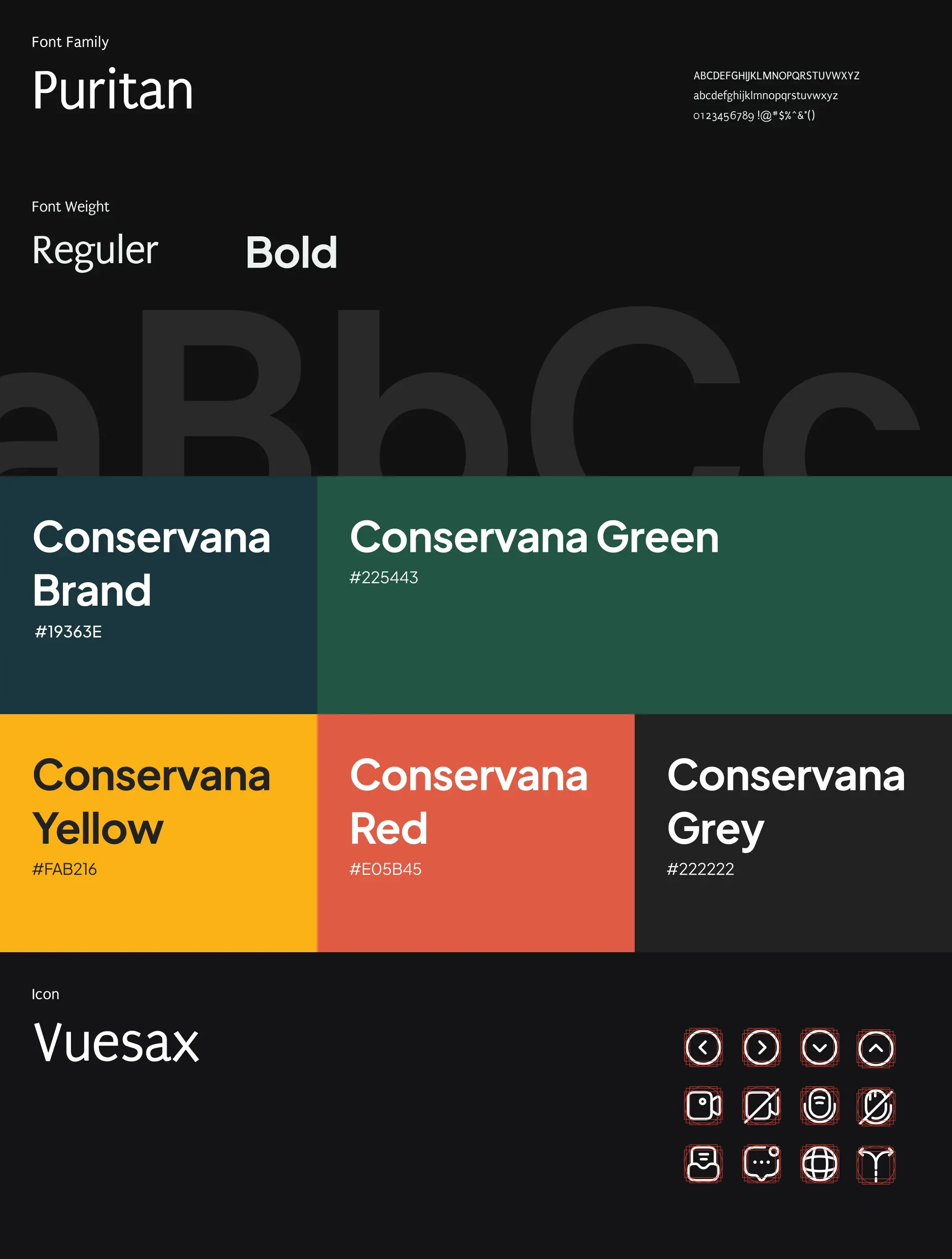 Conservana Spices brand and UI exploration