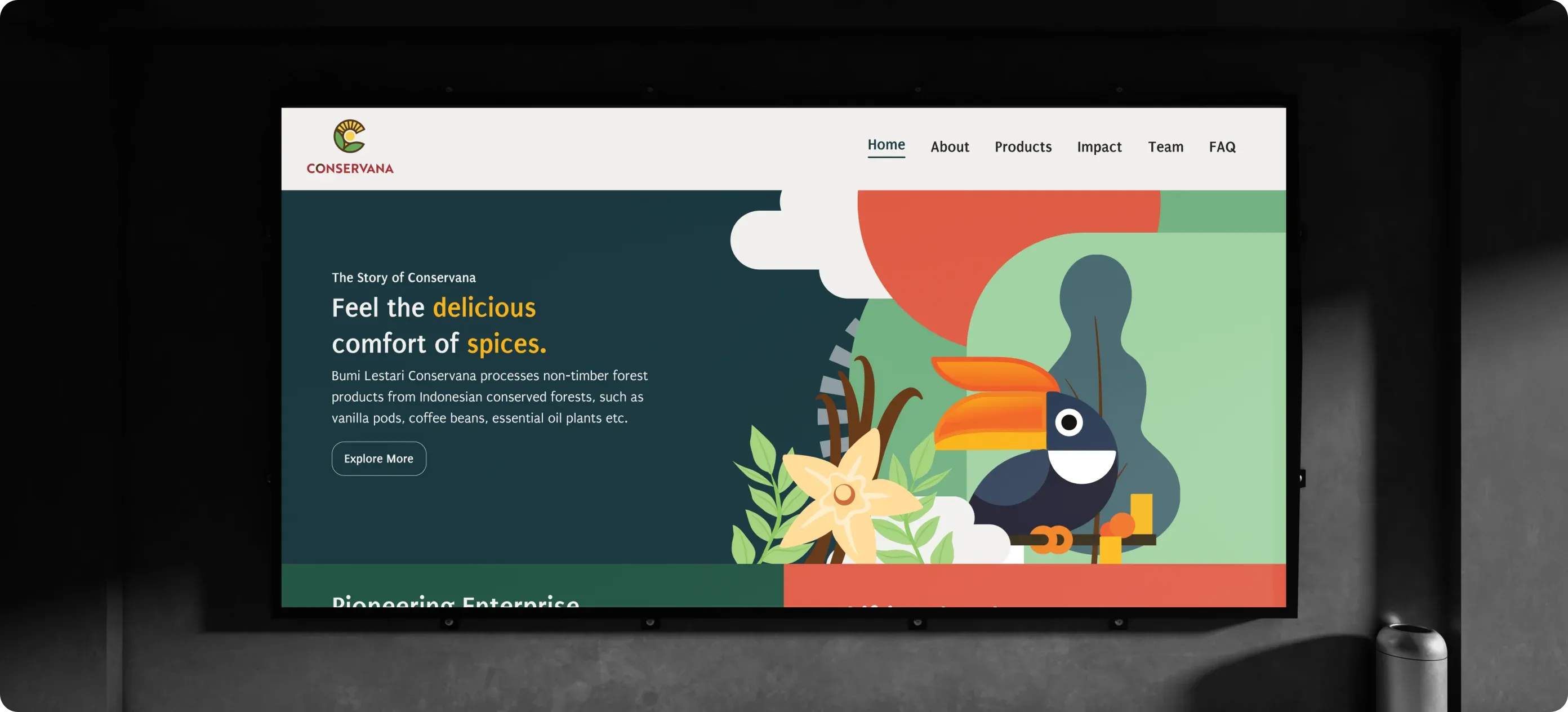 Conservana Spices project cover